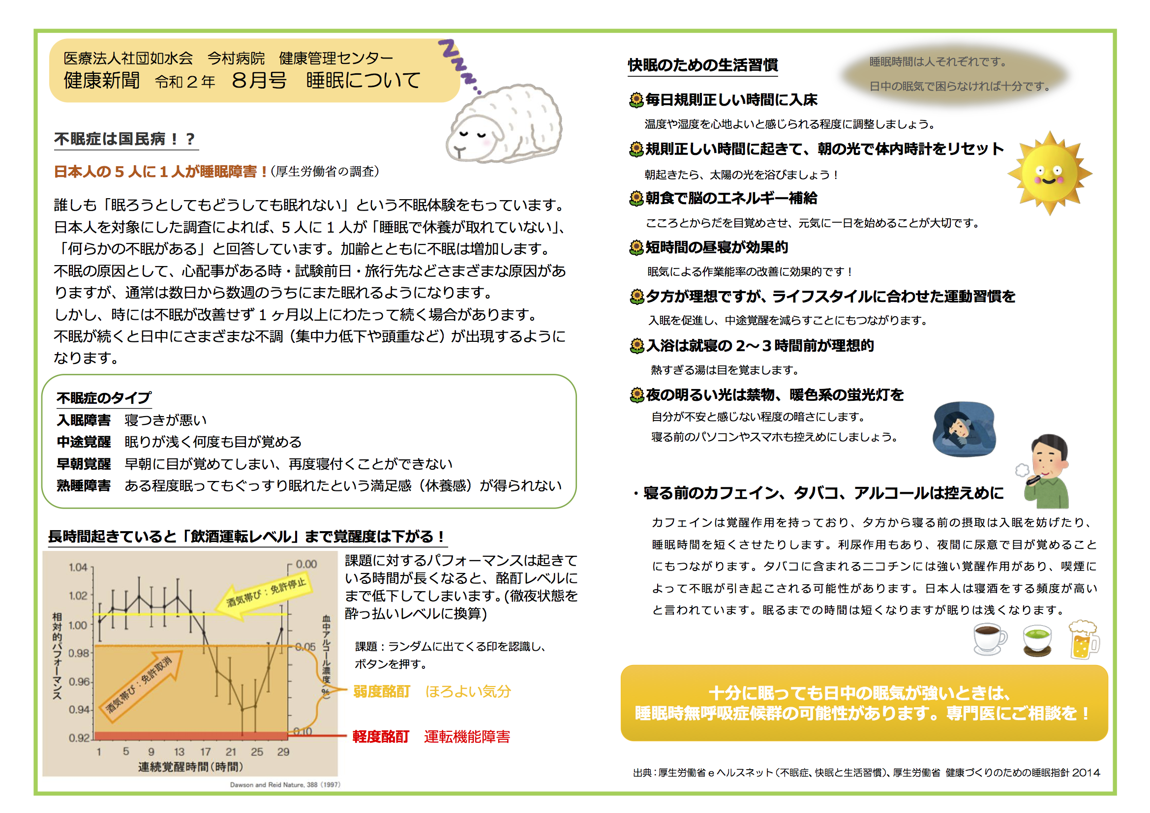 【健康新聞】2020年8月号