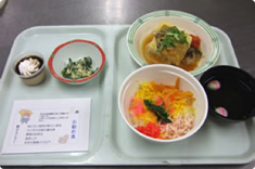 【写真】今村病院での食事